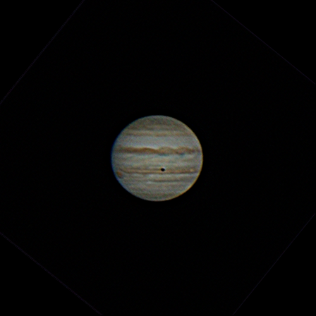 Jupiter and a transit shadow
